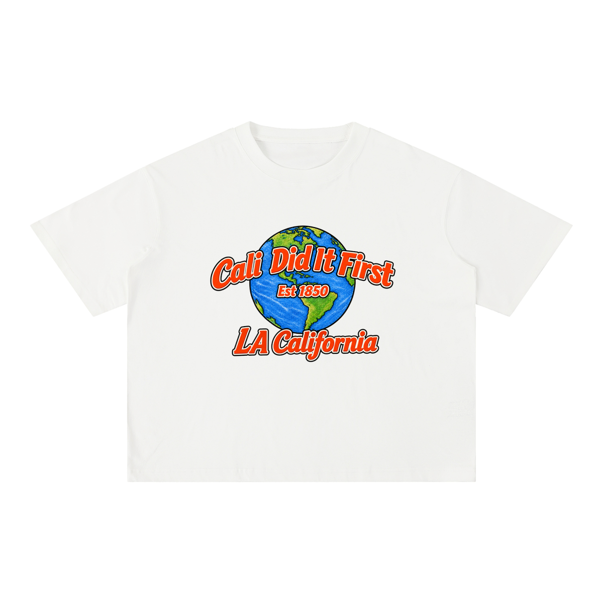 LA World Boxy Tee