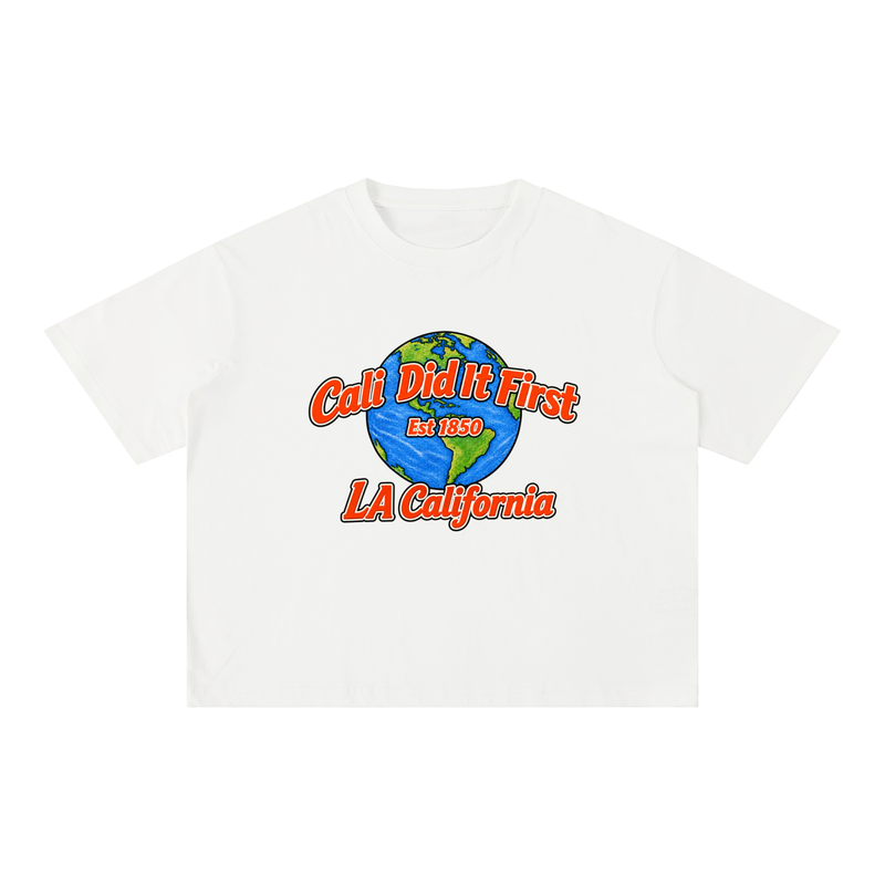 LA World Boxy Tee