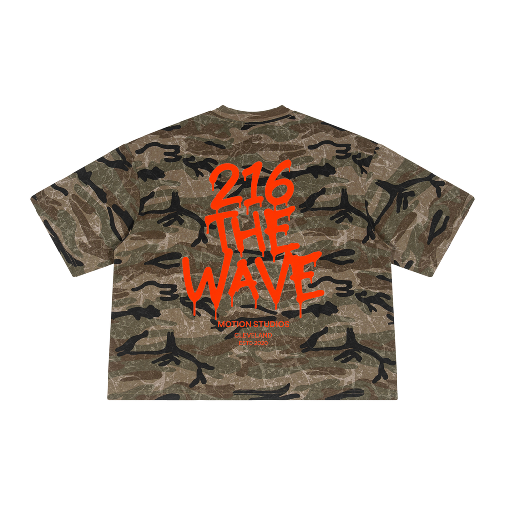 Cleveland Boxy Camo Tee