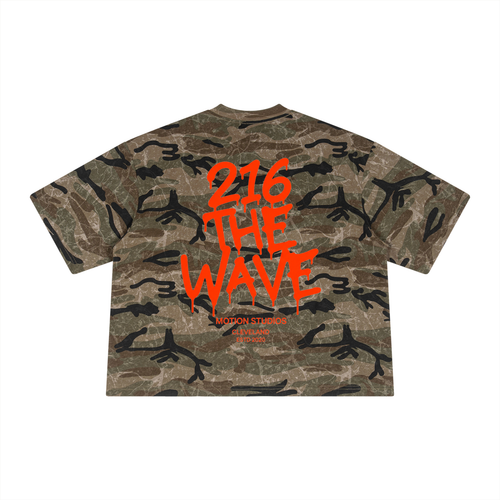Cleveland Boxy Camo Tee