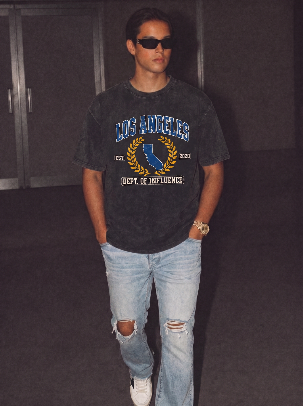 LA Dept. Oversized Cotton Tee