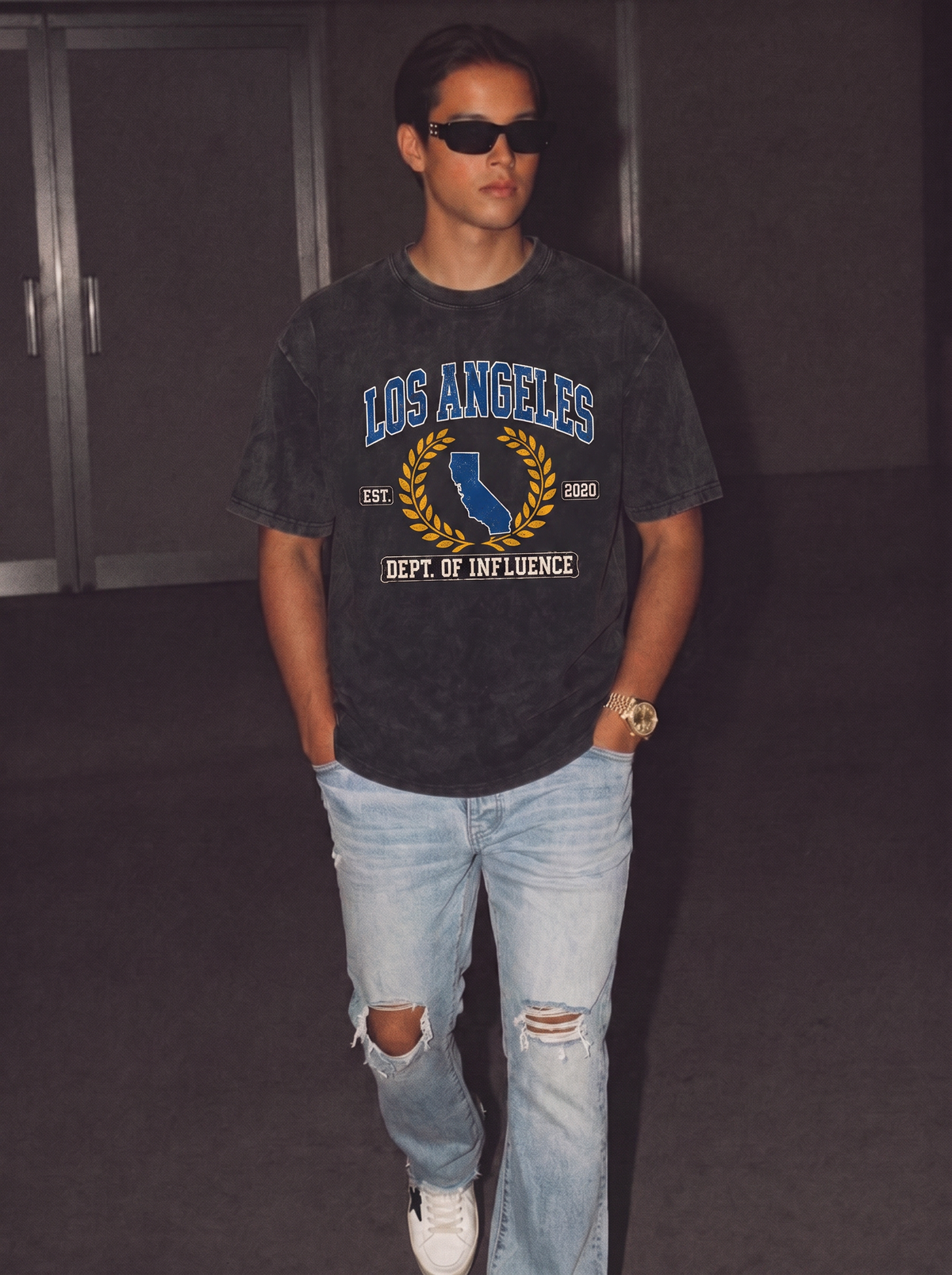 LA Dept. Oversized Cotton Tee