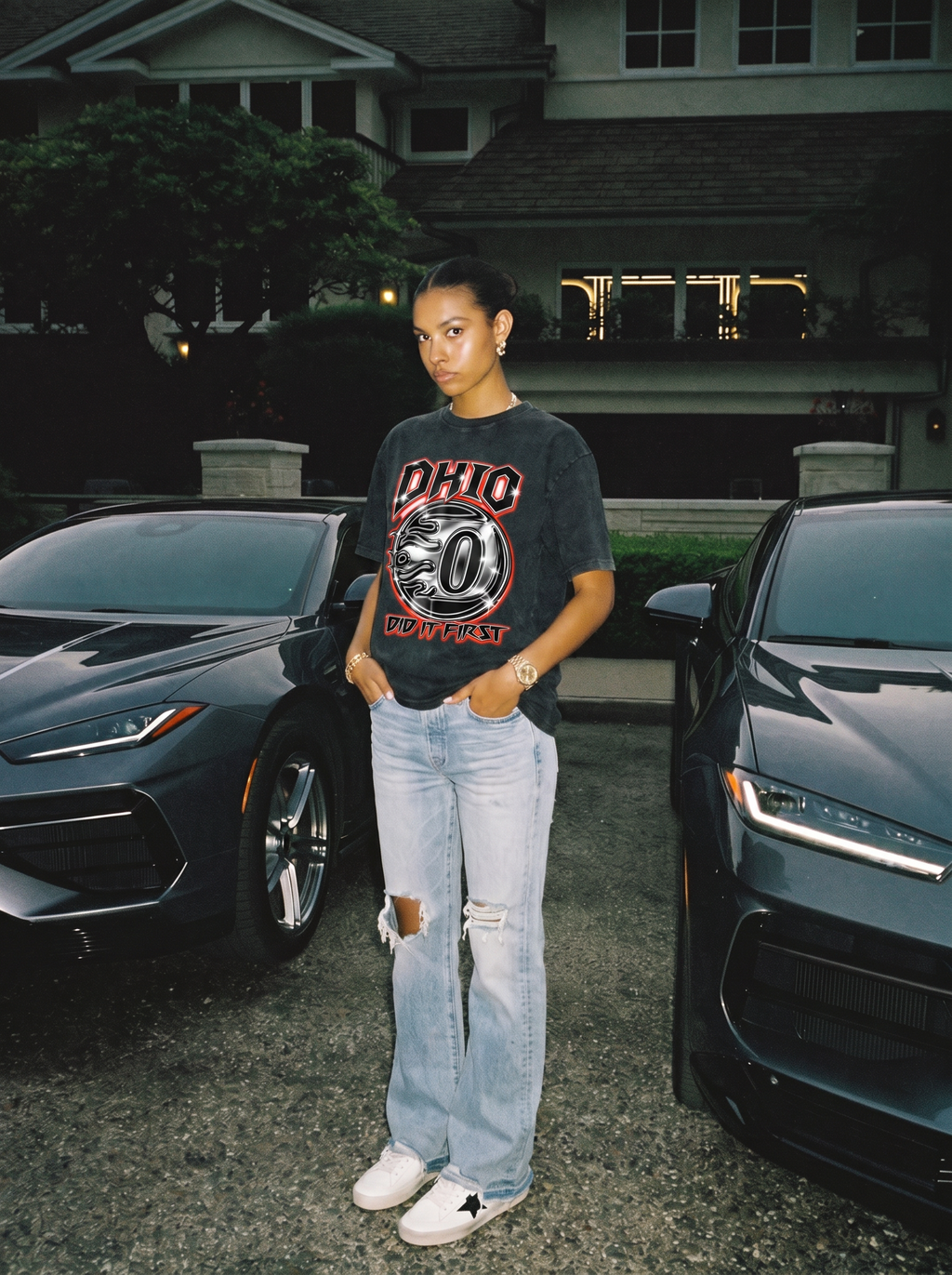 Ohio Did It First Oversized Tee